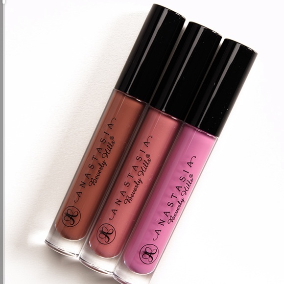 5 Pc Full Size Anastasia Beverly Hills Lip Glosses - Picture 4 of 10